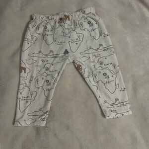 Zara Baby Map Print Pants